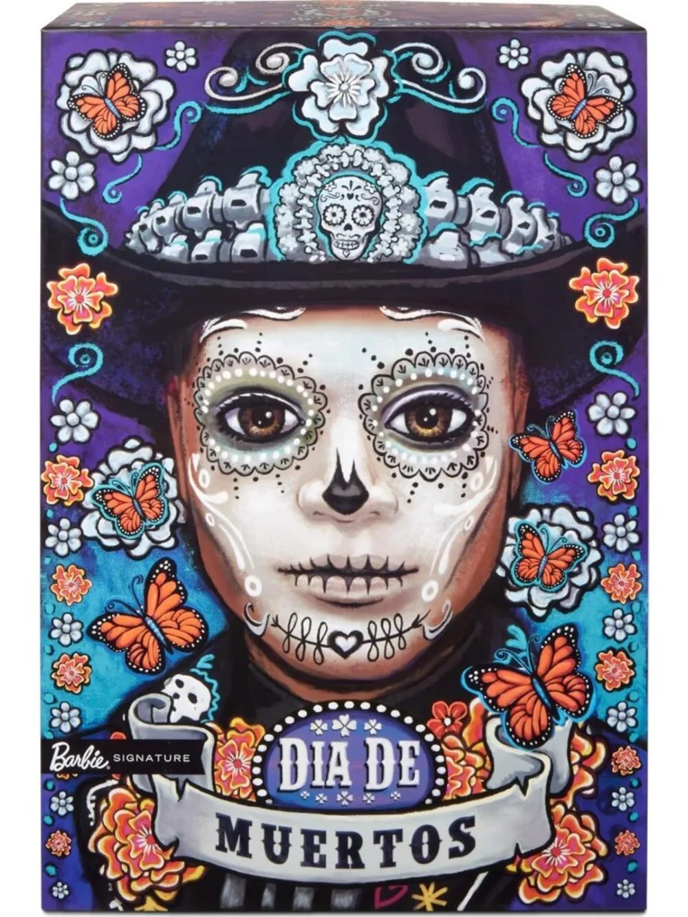 Collectible Ken Fashion Doll 2023 | Dia de Muertos Edition, Blue Jacket & Black